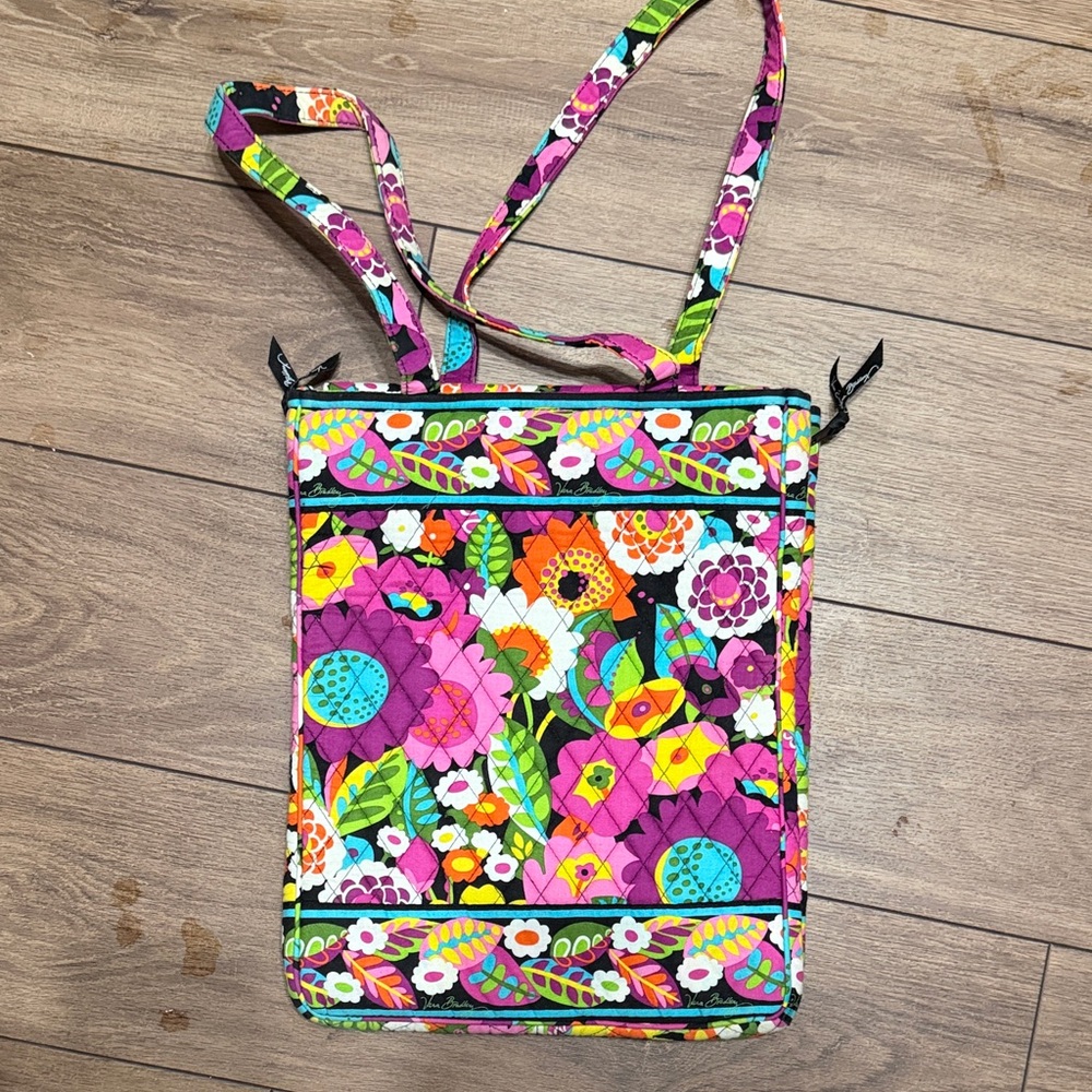 Vera Bradley Colorful Floral Laptop Bag
